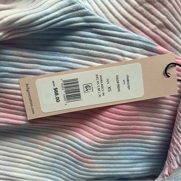 bcbgeneration tie dye ribbed shorts - Picture 5 of 6